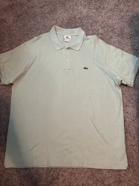 Lacoste Men’s Pale Mint Green Polo Shirt